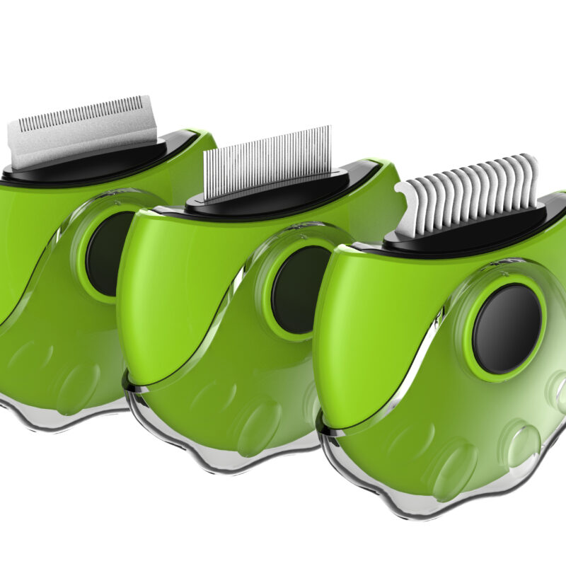 3-in-1 Pet Comb 三合一绿色‘ 3-in-1 Pet Comb